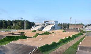 Māra Štromberga BMX trase Valmiera, Rīgas iela 91/ Čempionu iela 3, Valmiera, pasūtītājs Valmieras pilsētas pašvaldība,  būvprojekta izstrādātājs BALTA ISTABA”, būvnieks SANART, būvuzraudzība Būvuzraugi LV.