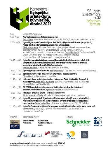 Ilgtspējībai veltītā konference 2021